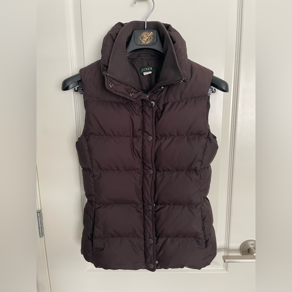 J.CREW Down-Filled Puffer Vest – Size Small